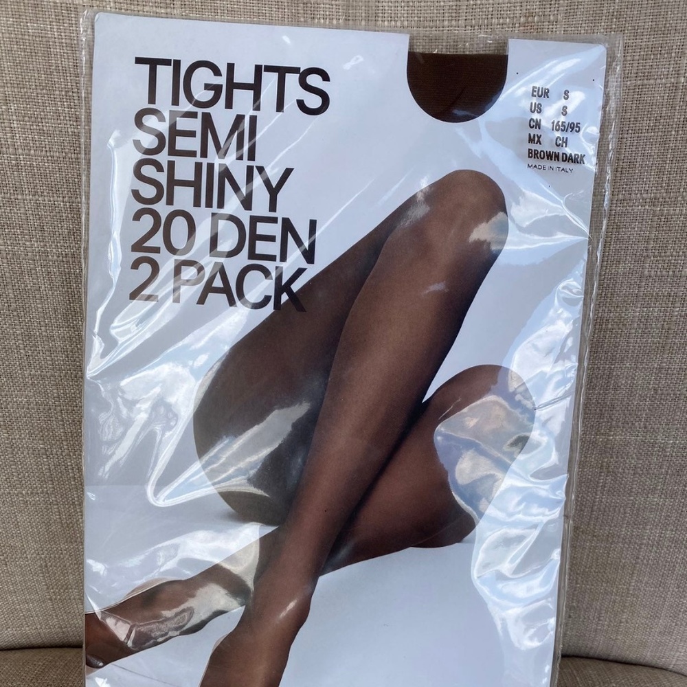 H&M Semi Shiny 20 Den 2 pack tights